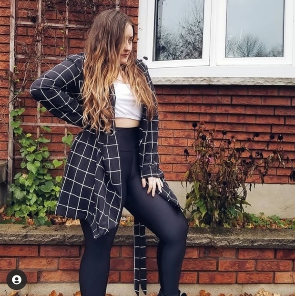 Plaid Blazer Dress - Picture 1 of 2